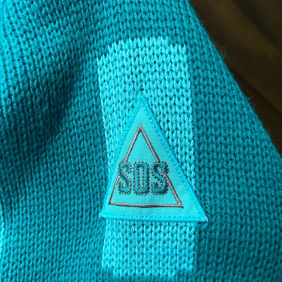 True vintage retro SOS Redline fully insulated half zip - Picture 6 of 10